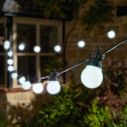 Smart Garden Party Cool White Festoon LV String Lights Set of 20