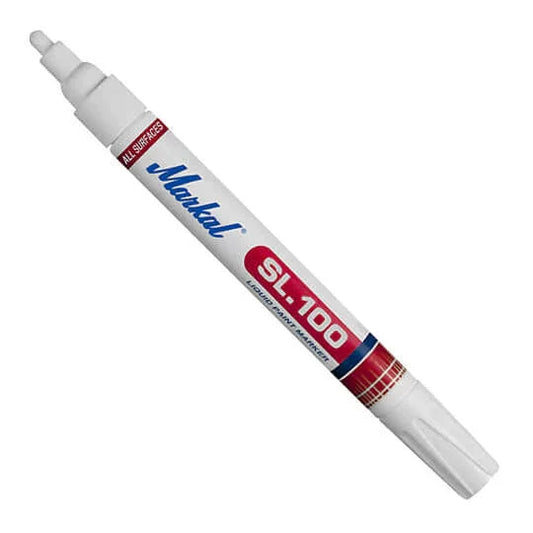 Markal SL.100 Industry Paint Marker Pen - White