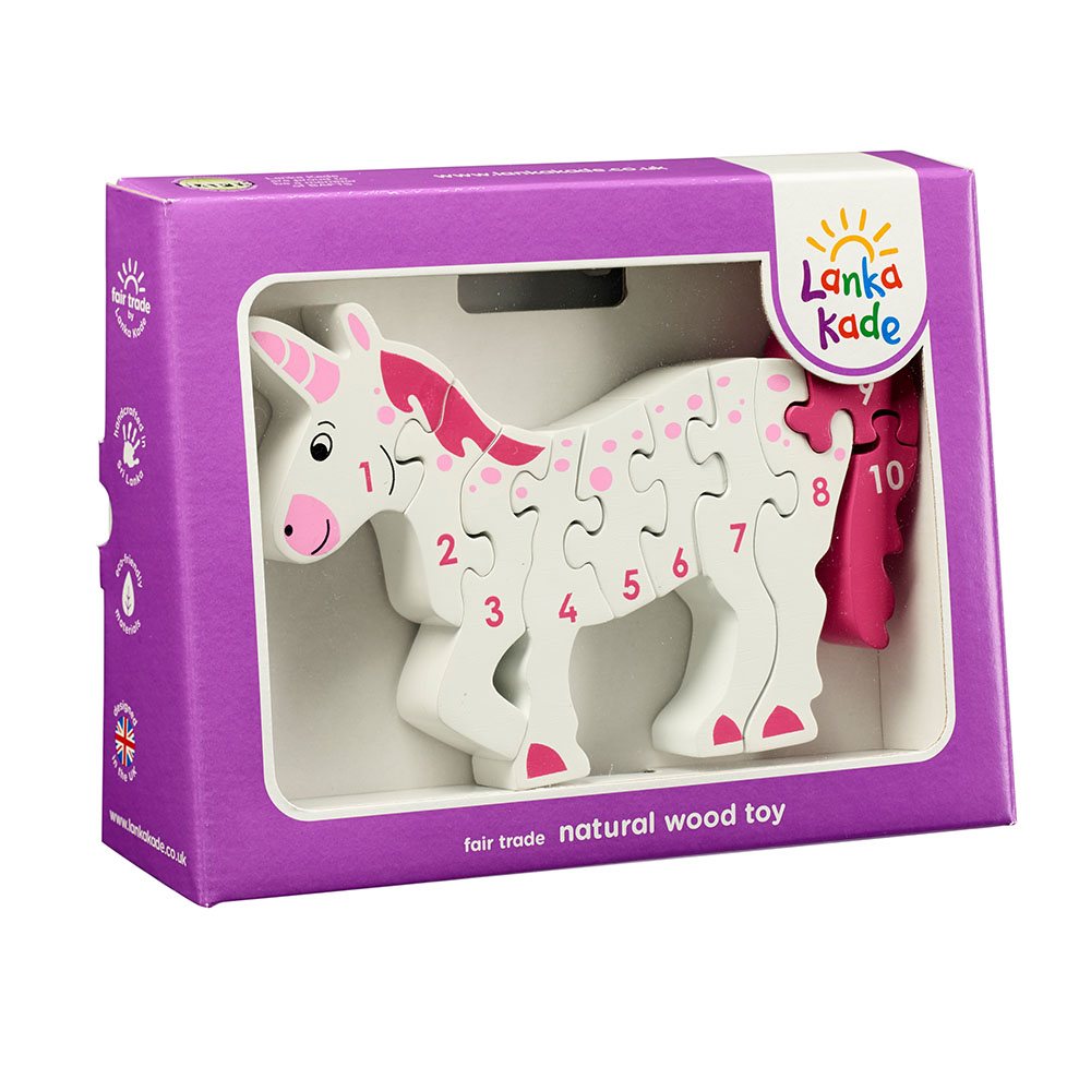 Insideout Toys - Lanka Kade - Unicorn 1-10 jigsaw