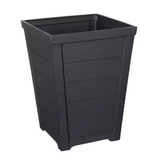 Stewart Anthracite Taper Low Planter 31cm