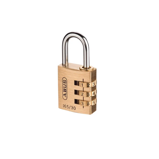 ABUS Combination Padlock Brass 30mm