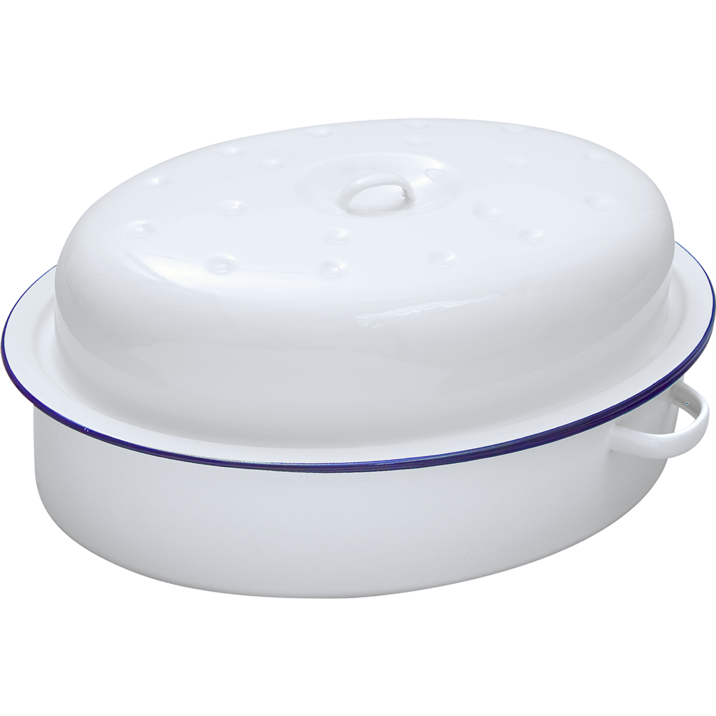 Falcon Traditional White Oval Roaster