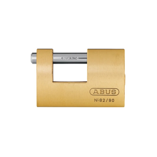 ABUS Monoblock Brass Shutter Padlock 90mm