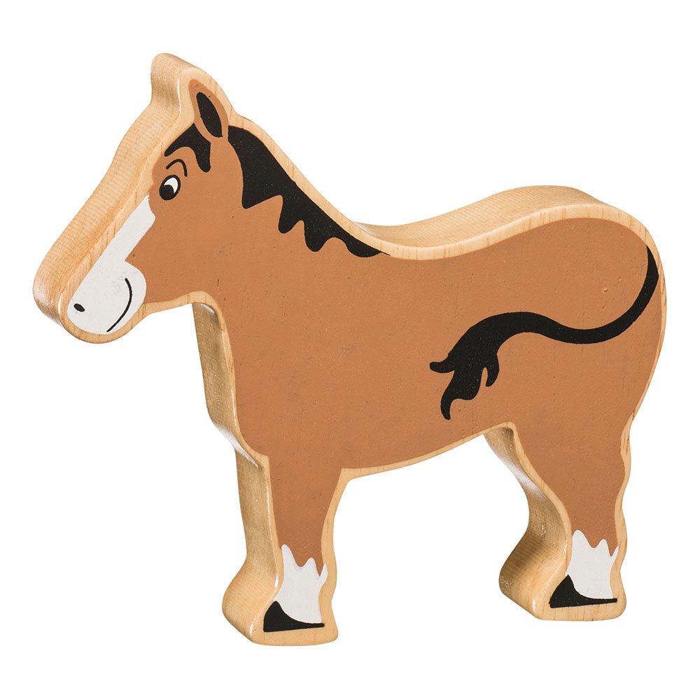 Lanka Kade Wooden Brown Horse