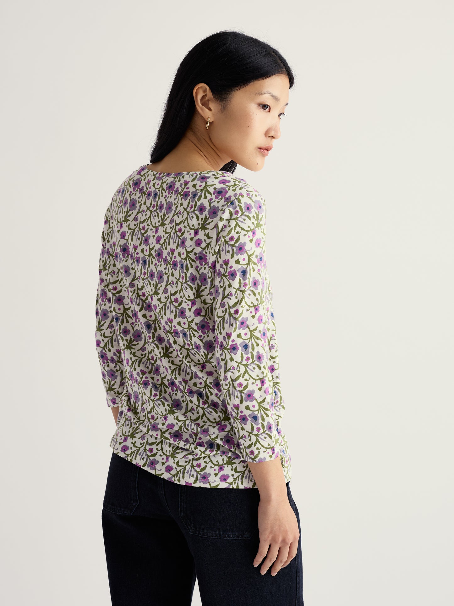 Seasalt Kellow 3/4 Sleeve Jersey Top