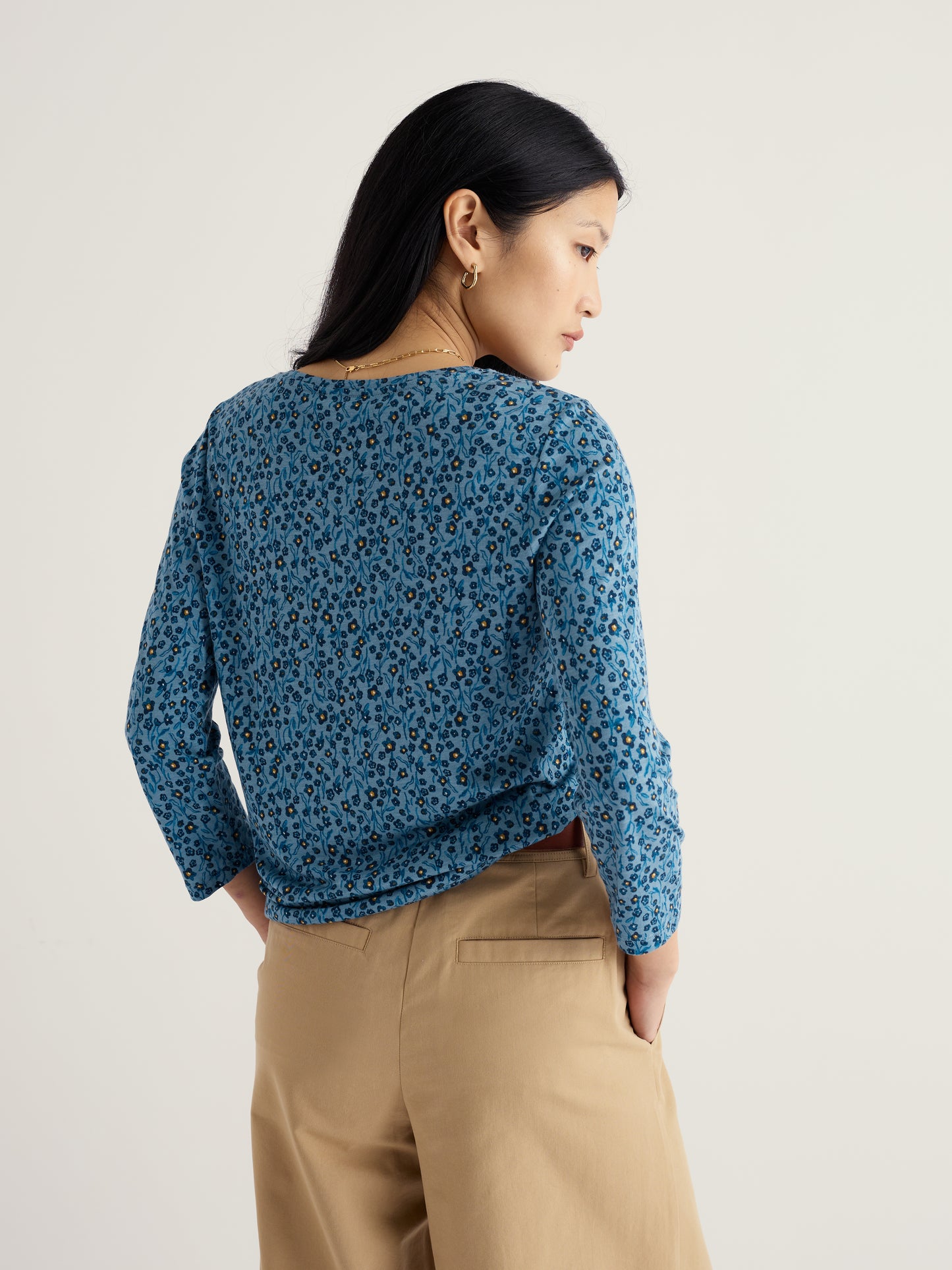 Seasalt Kellow 3/4 Sleeve Jersey Top