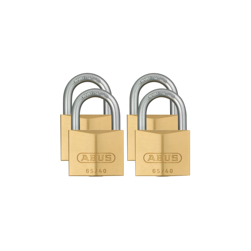 ABUS Brass Padlock 40mm Twin Pack