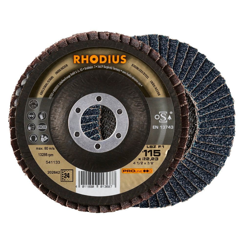 Rhodius Flap Disc 115x22.23mm 24g