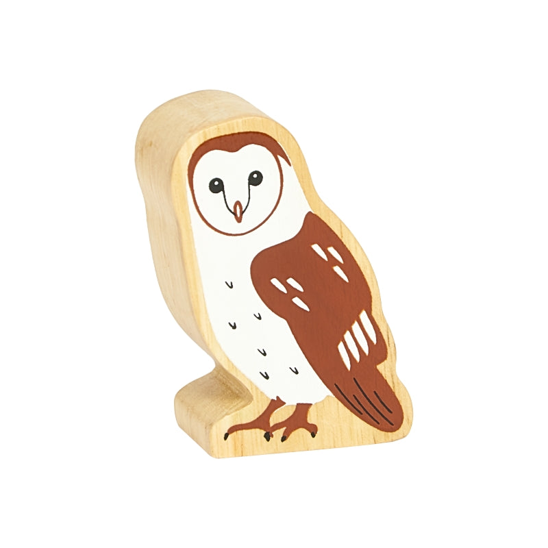 Lanka Kade Wooden Natural Brown Owl