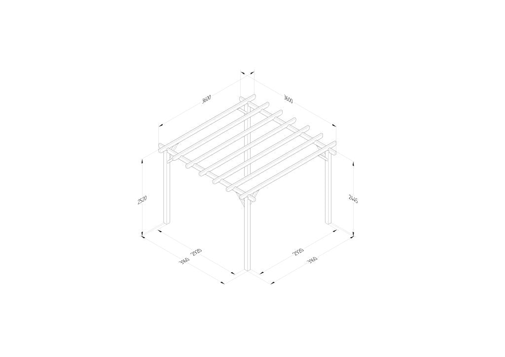 Forest Garden Premium Ultima Pergola