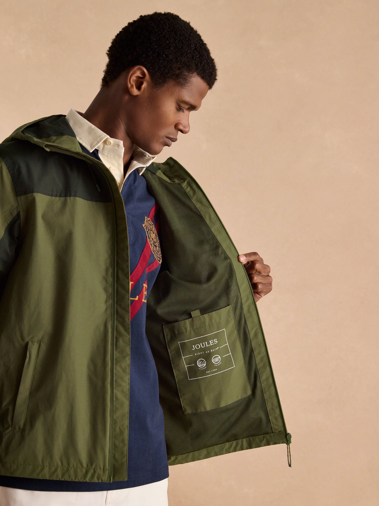 Joules Ayston Lightweight Waterproof Coat