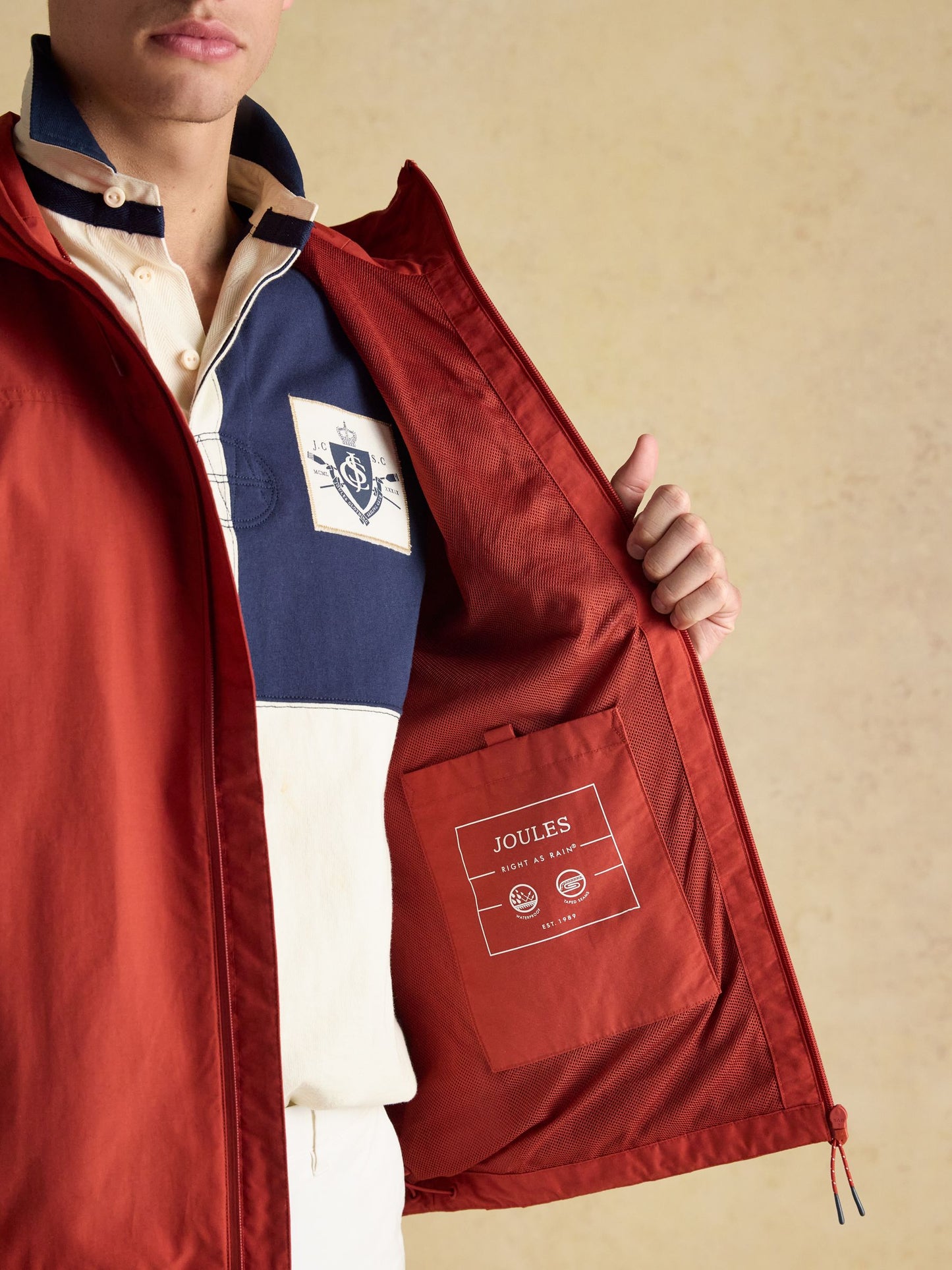 Joules Ayston Lightweight Waterproof Coat