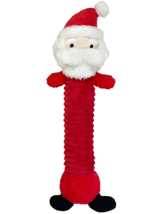 Happy Pet Dog Toy Longbody Santa
