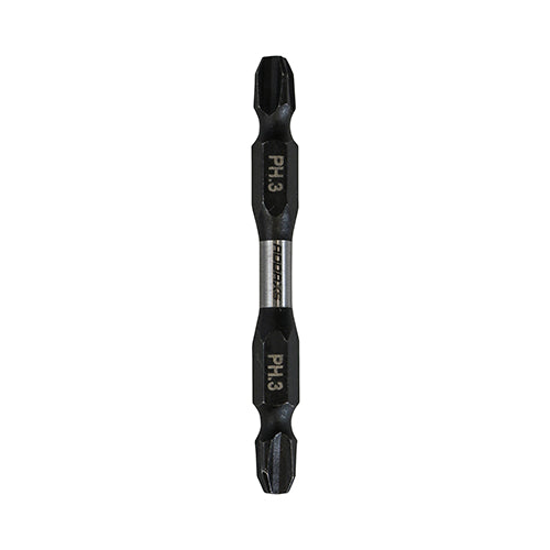 Driver Bits PH3 65mm Double End 2PK