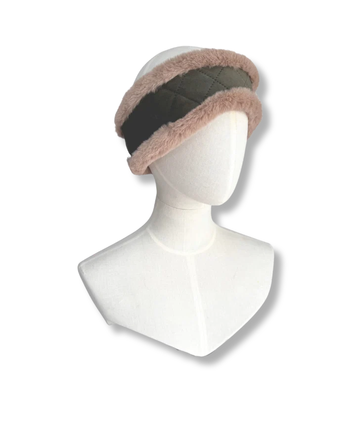 Barkworth Reeve Wilding Reversible Velvet & Faux Fur Headband