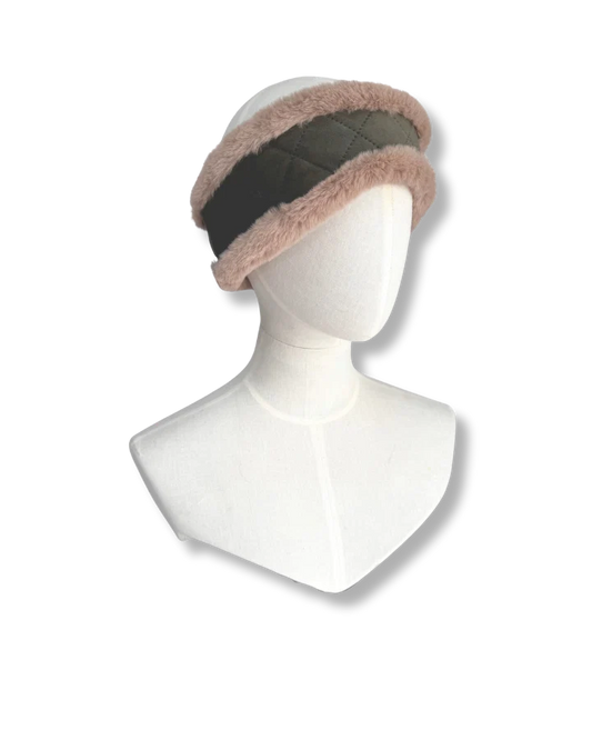 Barkworth Reeve Wilding Reversible Velvet & Faux Fur Headband