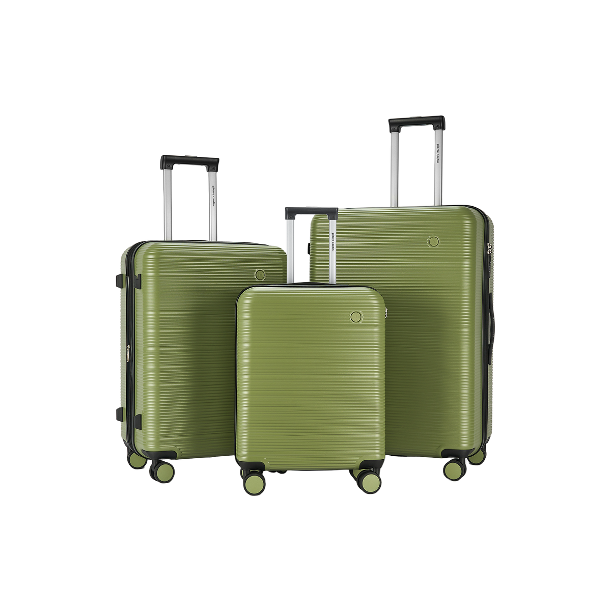Pierre Cardin Arles Checked Travel Suitcase – Expandable Hard Shell