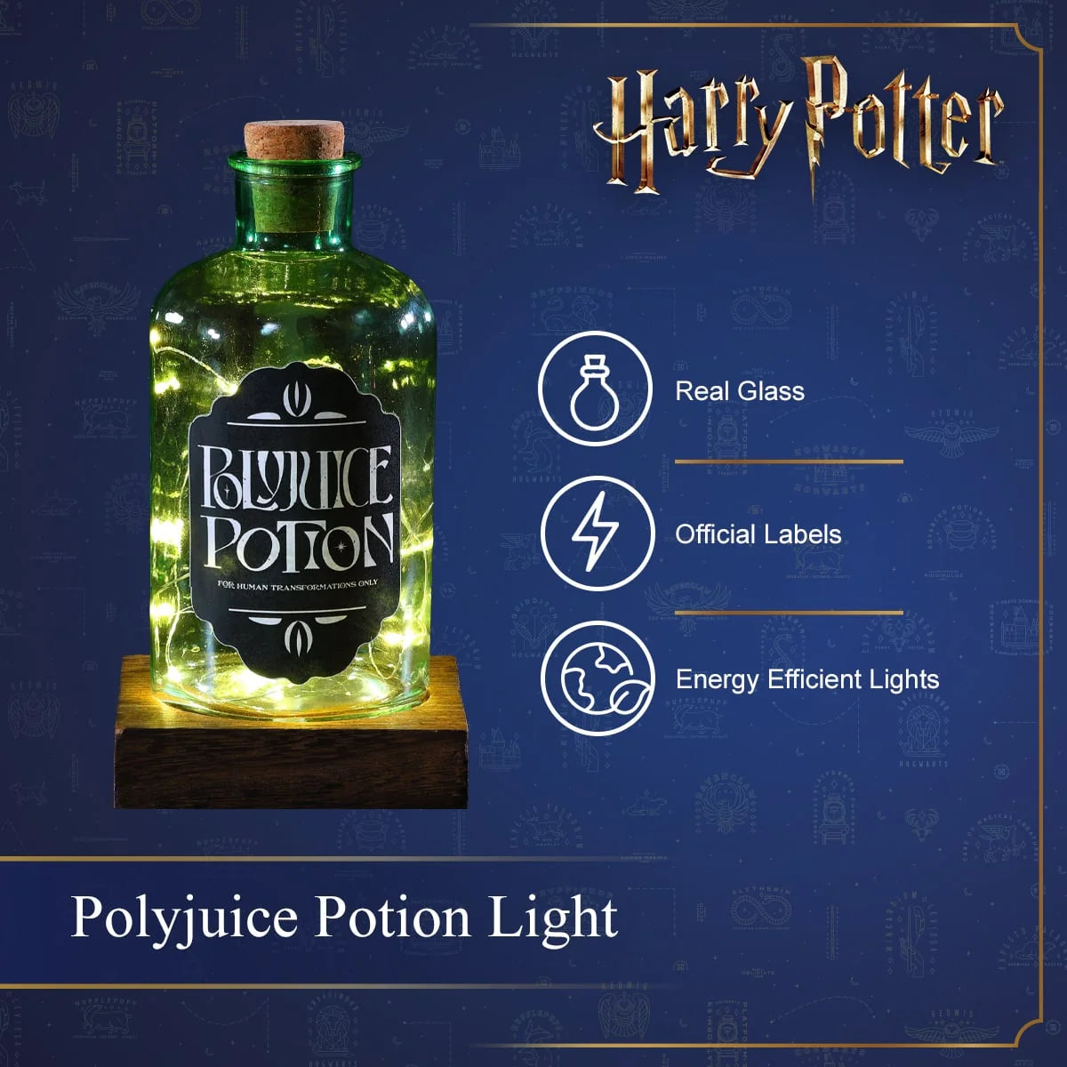 NOMA Harry Potter Polyjuice Potion illuminated LED bottle decorative light