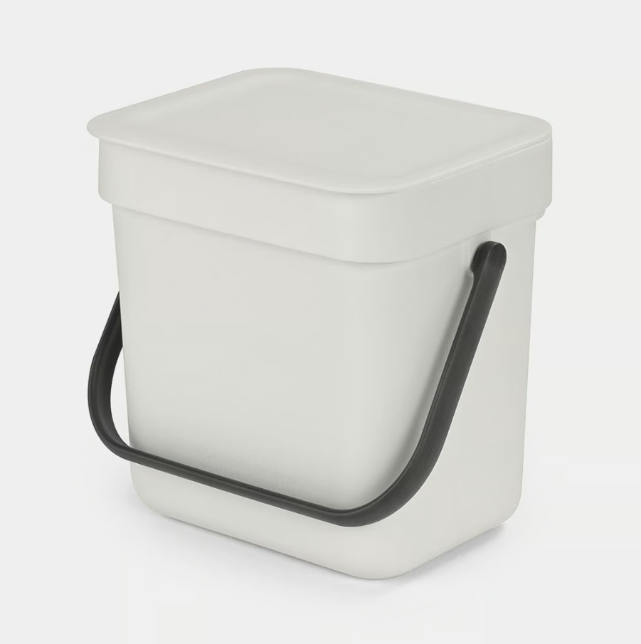 Brabantia Sort & Go Waste Bin Light Grey 3L
