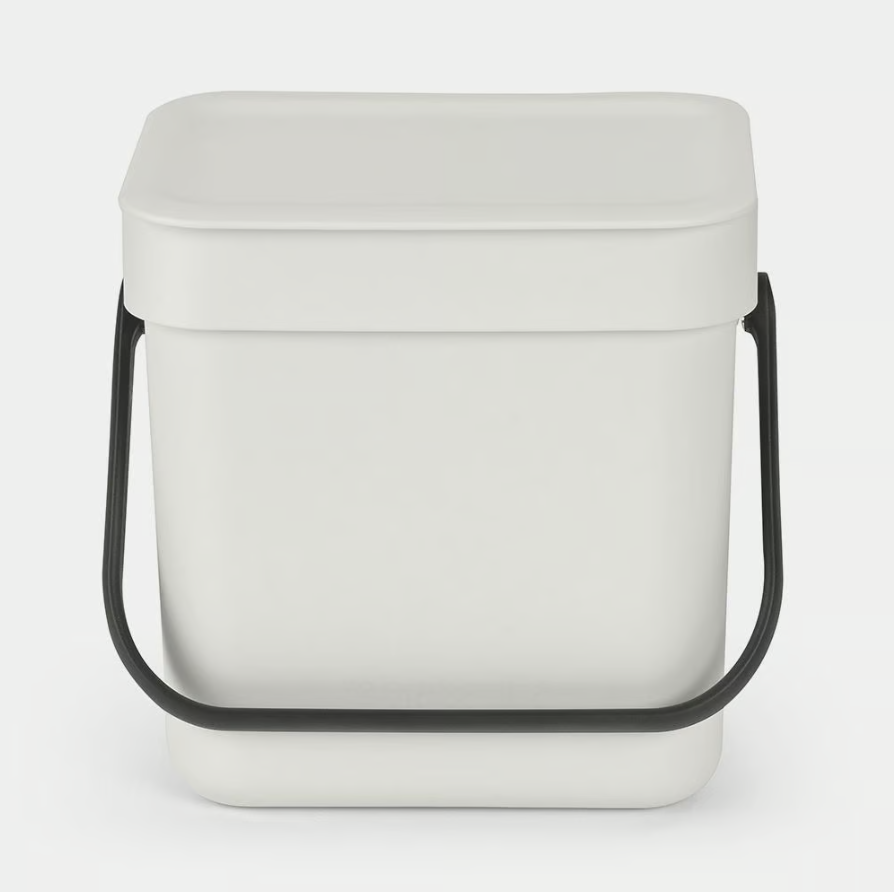 Brabantia Sort & Go Waste Bin Light Grey 3L