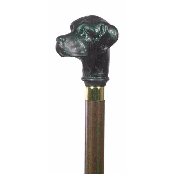 Classic Canes Black Resin Labrador Retriever Cane Walking Stick
