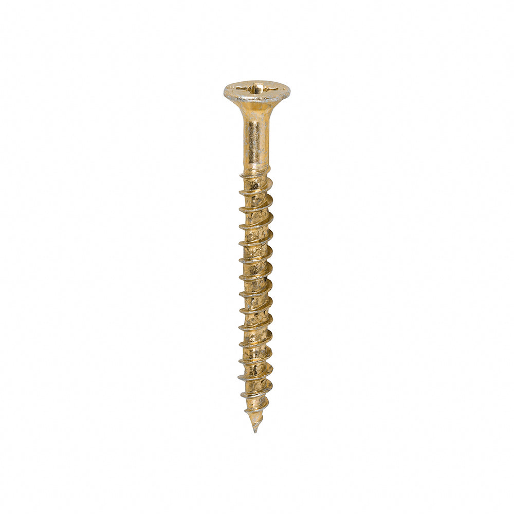 Timco Velocity Premium Multi-Use Screws PZ Double Countersunk Yellow