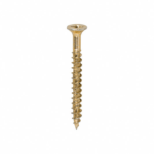 Timco Velocity Premium Multi-Use Screws PZ Double Countersunk Yellow