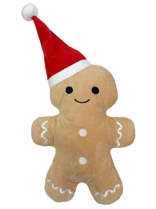 Happy Pet Dog Toy Gingerbread Man