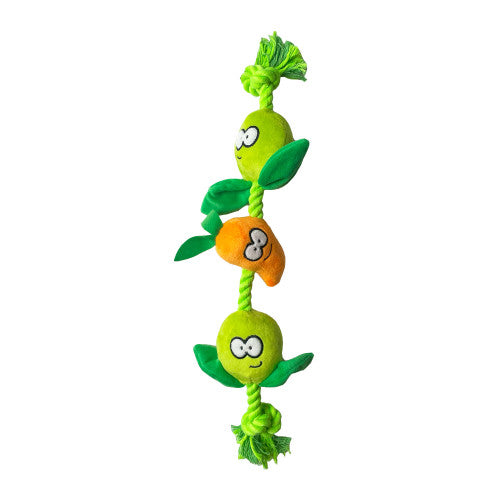 Happy Pet Christmas Veggie Rope Dog Toy