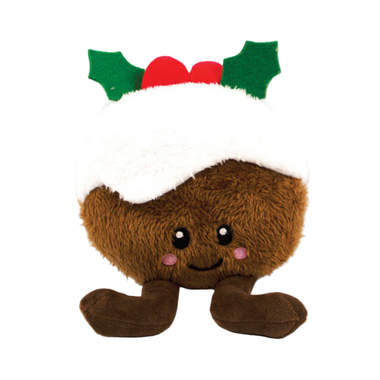 Happy Pet Dog Toy Christmas Pudding