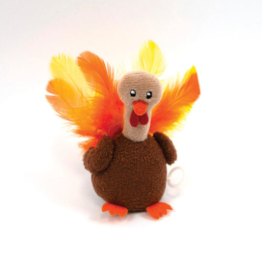 Happy Pet Cat Toy Shaking Terry Turkey 