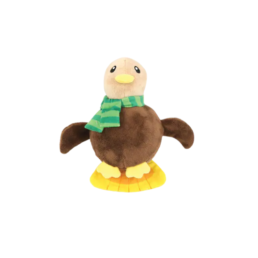 Happy Pet Dog Toy Terry the Turkey Chick Squeaker Ball