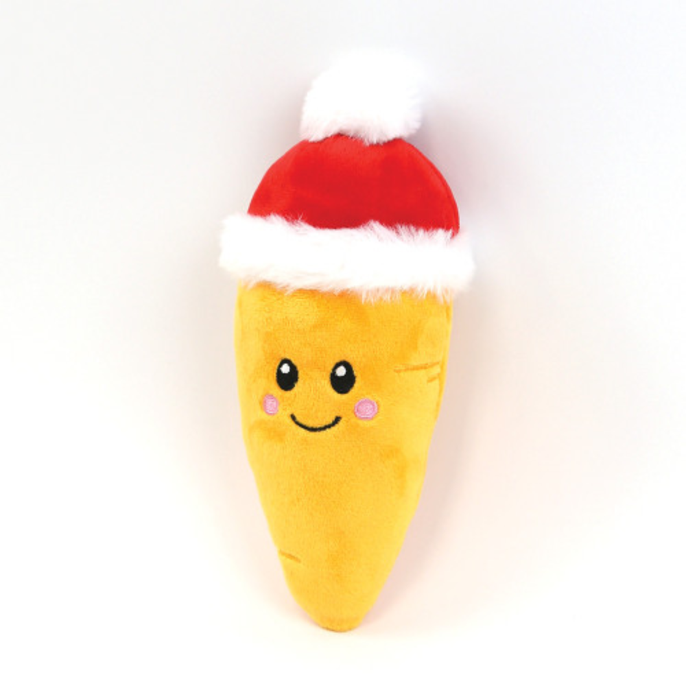 Happy Pet Dog Toy Christmas Carrot 