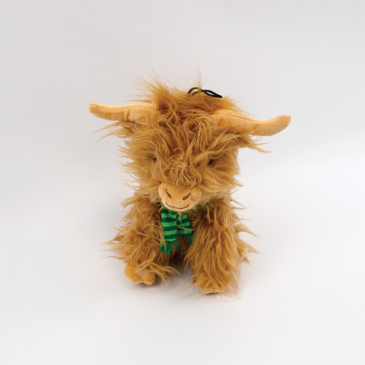 Happy Pet Dog Toy Festive Highland Cow