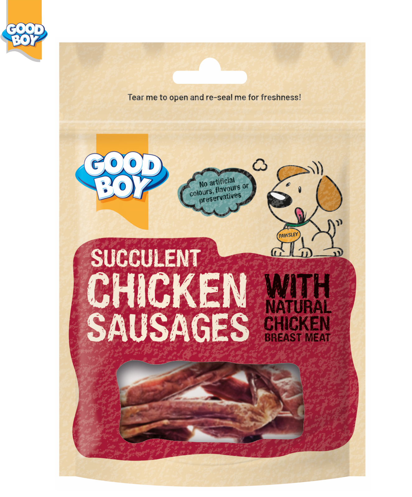 Good Boy Dog Chicken Sausages 75g