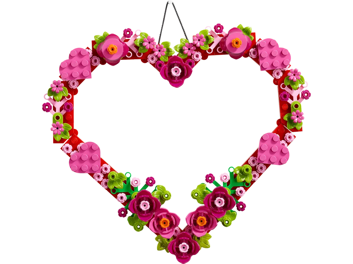 Lego Heart Ornament 40638