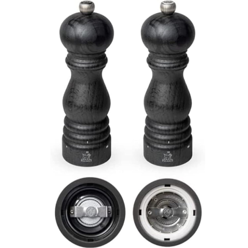 Peugeot Graphite Emotion Paris U Select 18Cm Salt & Pepper Mill Duo With Peppercorns