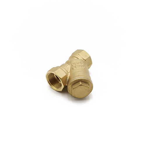 Brass inline Y-strainer F x F 3/4"  