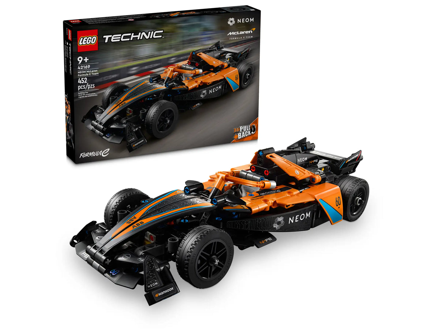 Lego Technic NEOM McLaren Formula E Race Car 42169