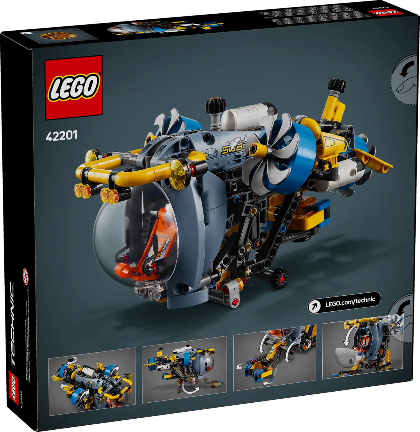 LEGO Technic Deep-Sea Research Submarine 42201