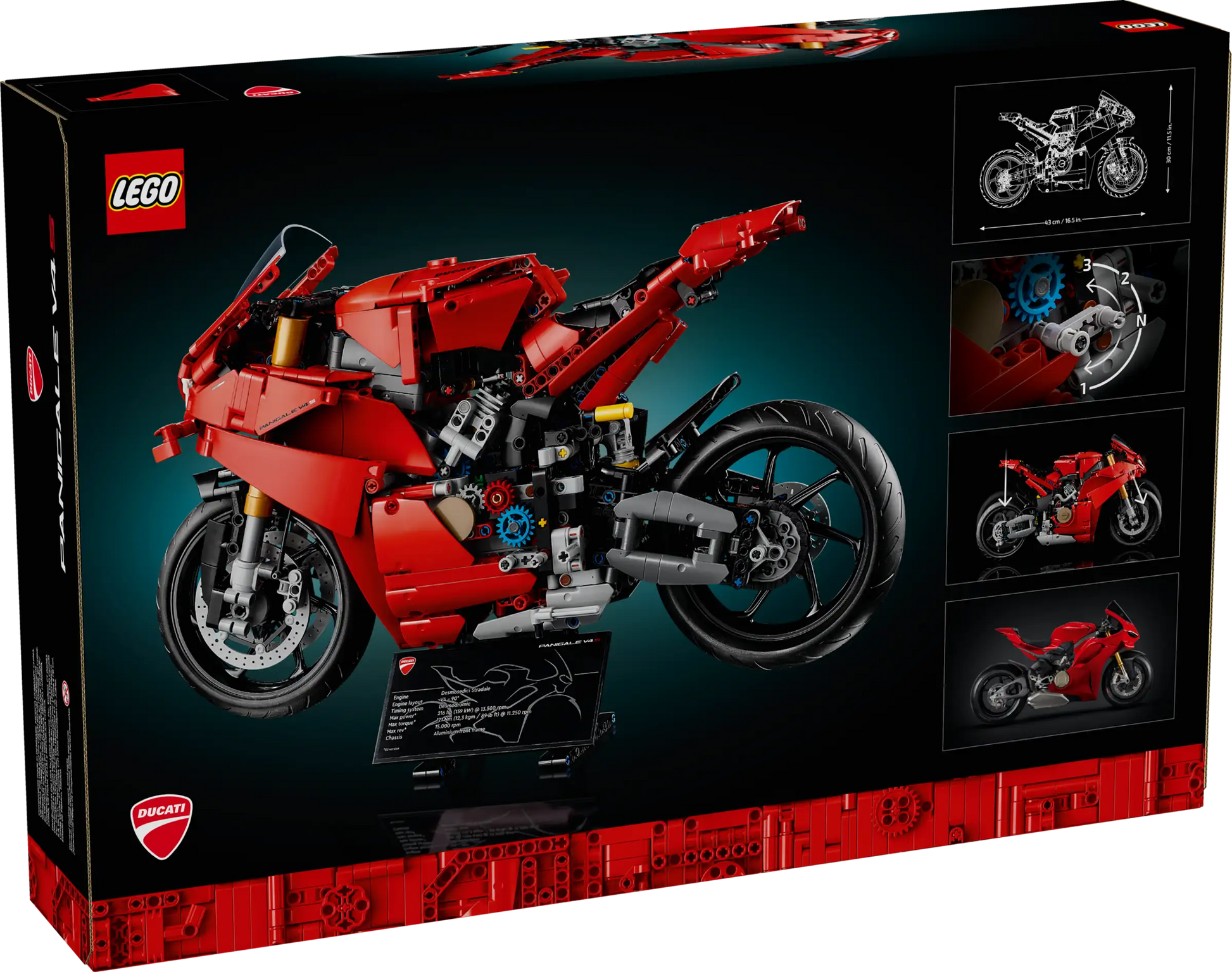 LEGO Technic Ducati Panigale V4 S Motorcycle 42202