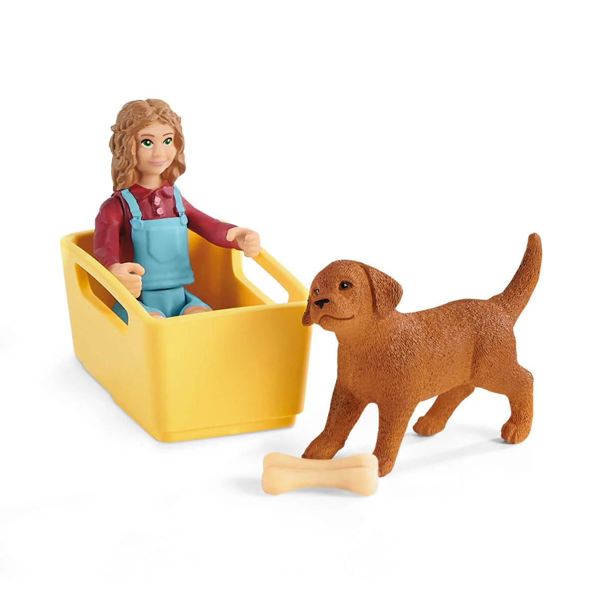 Schleich Puppy Wagon Ride 42543