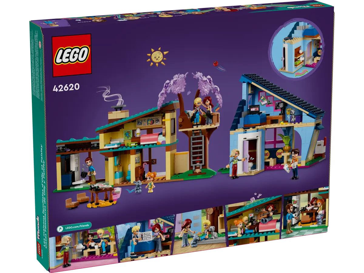 Lego Friends Olly & Paisley's Family Houses 42620