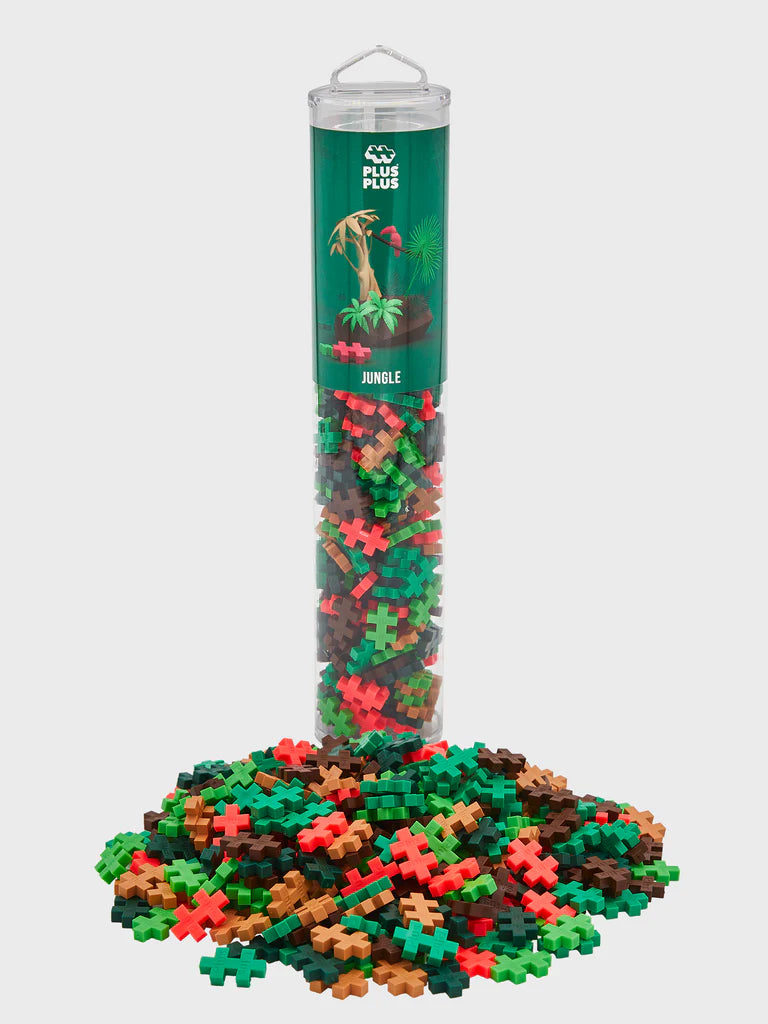 Plus-Plus Large Jungle Mix Tube
