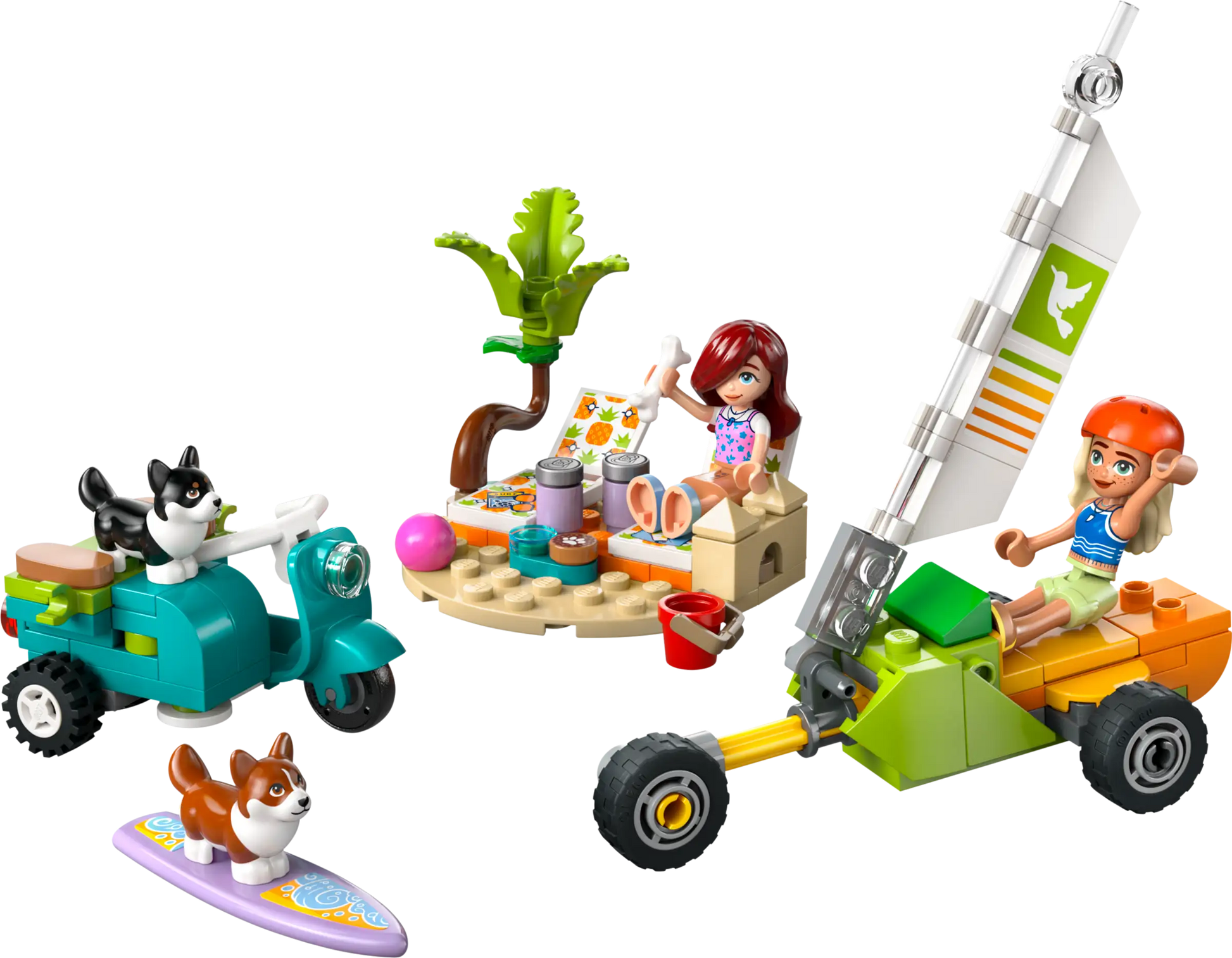 Lego Friends Surfing Dogs and Scooter Adventure 42641