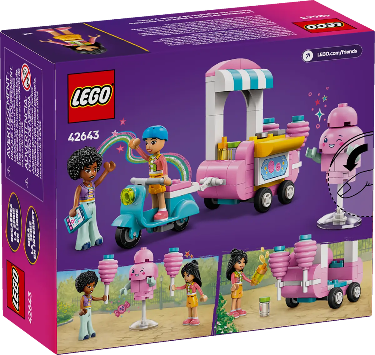 Lego Friends Cotton Candy Stand and Scooter 42643
