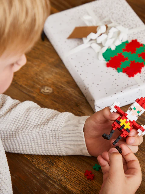 Plus-Plus Santa / 100 pcs Tube 