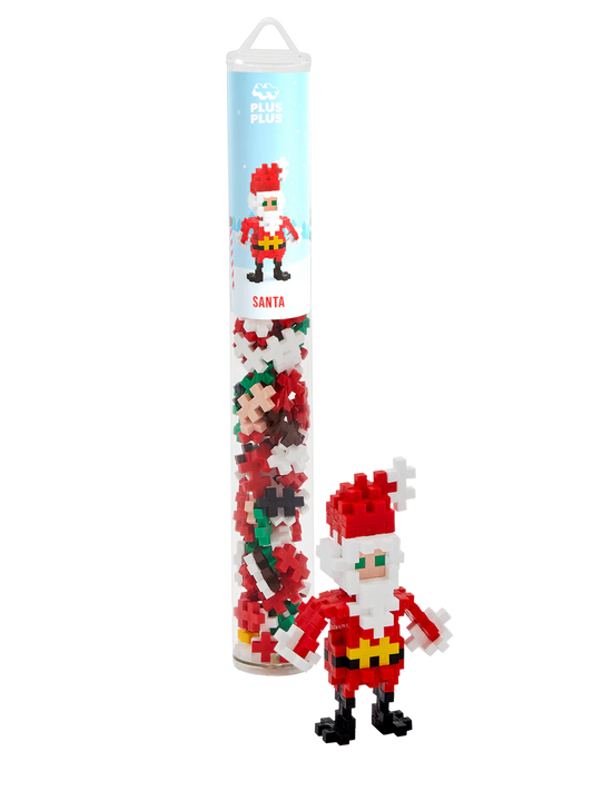 Plus-Plus Santa / 100 pcs Tube 