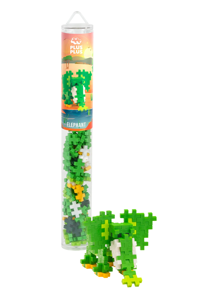 Plus-Plus Elephant / 100 pcs Tube 