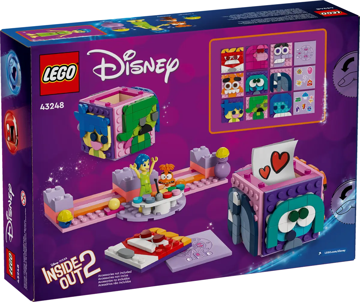 Lego Disney Inside out 2 Mood Cubes Disney Pixar 43248